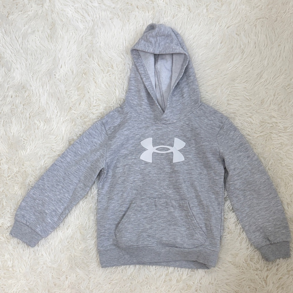 Under Armour Kids Light Gray Hoodie